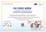 Nasza szkoła uczestniczyła w Europejskim Tygodniu Kodowania EU CodeWeek 2024